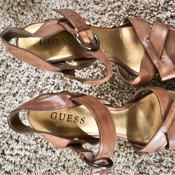 Hi heels open toe -brown - Picture 2 of 3